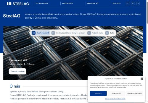 STEELAG Praha s.r.o. nabízí práci na pozici Železáři (m/ž) v obci Kralupy nad Vltavou