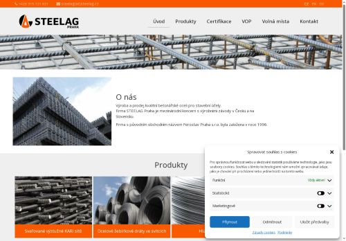 STEELAG Praha, s.r.o. nabízí práci na pozici Železář v obci Kralupy nad Vltavou