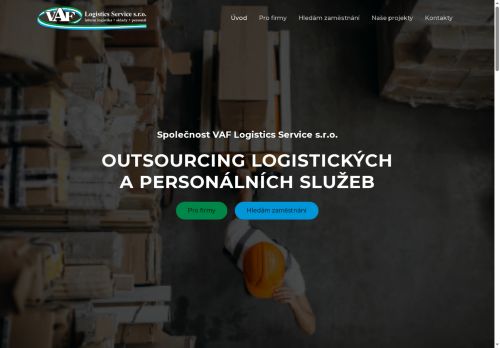 VAF Logistics Service s.r.o. nabízí práci na pozici Řidič VZV (m/ž) v obci Krušovice