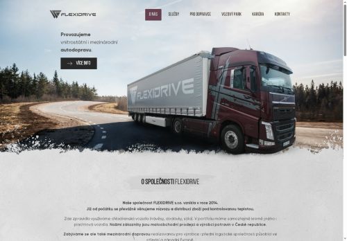 Webové stránky FLEXIDRIVE s.r.o., Radonice