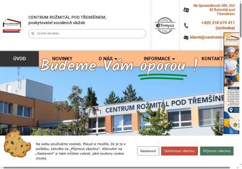 CENTRUM ROŽMITÁL POD TŘEMŠÍNEM, poskytovatel sociálních služeb nabízí práci na pozici Nutriční terapeut v obci Rožmitál pod Třemšínem