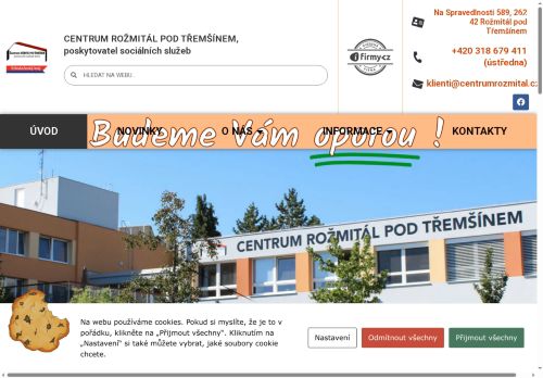 CENTRUM ROŽMITÁL POD TŘEMŠÍNEM, poskytovatel sociálních služeb nabízí práci na pozici Ostatní pracovníci osobní péče ve zdravotní a sociální oblasti jinde neuvedení v obci Rožmitál pod Třemšínem