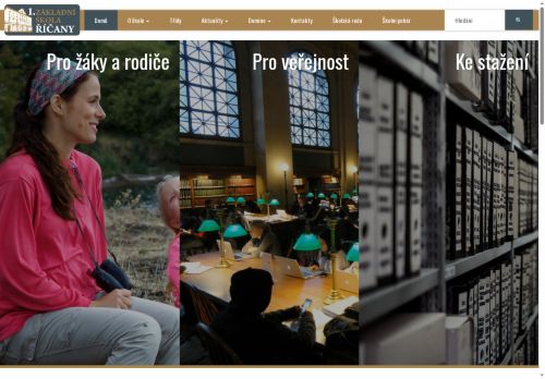 Zobrazit webové stránky 1. základní škola Masarykovo nám. Říčany, příspěvková organizace