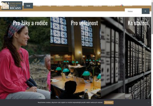 Zobrazit webové stránky 1. základní škola Masarykovo nám. Říčany, příspěvková organizace