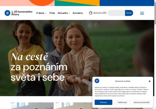 Zobrazit webové stránky 1. základní škola Masarykovo nám. Říčany, příspěvková organizace