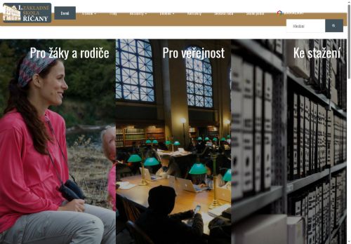 Zobrazit webové stránky 1. základní škola Masarykovo nám. Říčany, příspěvková organizace