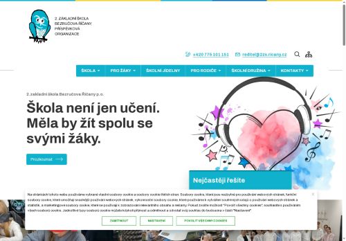 Zobrazit webové stránky 2. základní škola Bezručova Říčany, příspěvková organizace