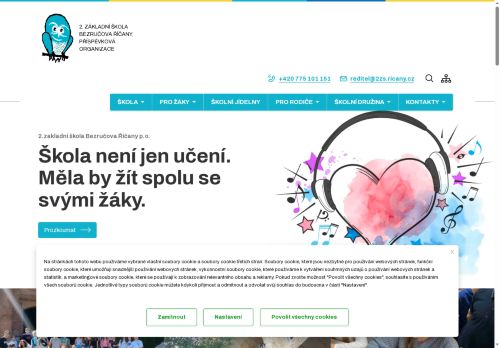 Zobrazit webové stránky 2. základní škola Bezručova Říčany, příspěvková organizace