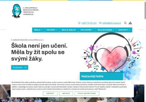 Zobrazit webové stránky 2. základní škola Bezručova Říčany, příspěvková organizace