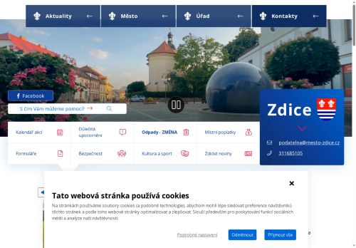 Zobrazit webové stránky Městský úřad Zdice