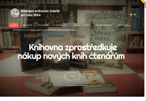 Zobrazit webové stránky Městská knihovna Dobříš