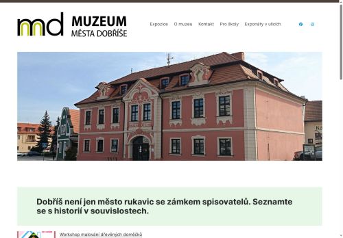 Zobrazit webové stránky Muzeum Dobříš