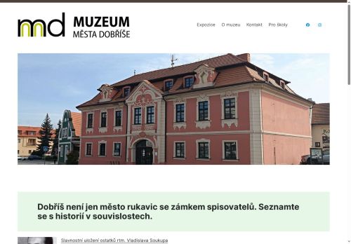 Zobrazit webové stránky Muzeum Dobříš