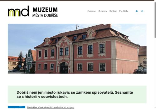 Zobrazit webové stránky Muzeum Dobříš