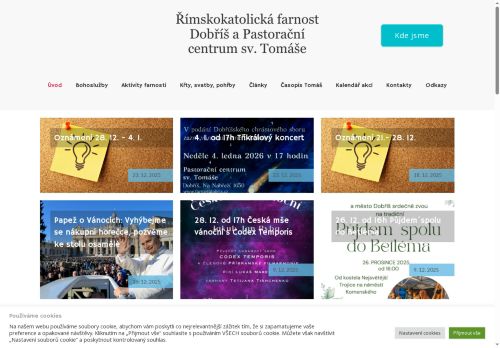 Zobrazit webové stránky Pastorační centrum sv. Tomáše