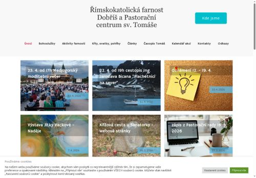 Zobrazit webové stránky Pastorační centrum sv. Tomáše