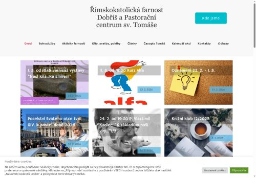 Zobrazit webové stránky Pastorační centrum sv. Tomáše