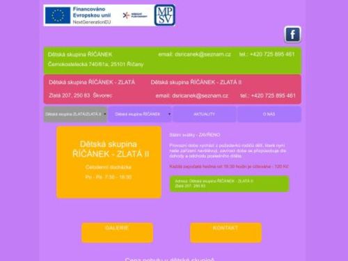 Dětská skupina Říčánek