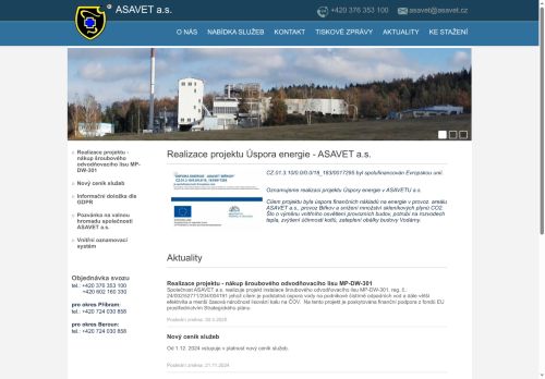 ASAVET a.s. nabízí práci na pozici ŘIDIČ NÁKLADNÍHO AUTOMOBILU v obci Biřkov