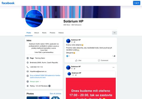 Zobrazit webové stránky Solárium Kuřim