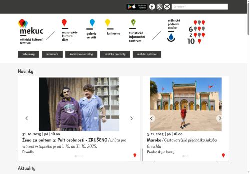Zobrazit webové stránky Mělnické kulturní centrum