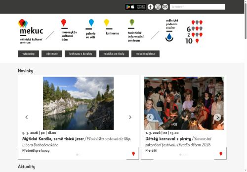 Zobrazit webové stránky Mělnické kulturní centrum