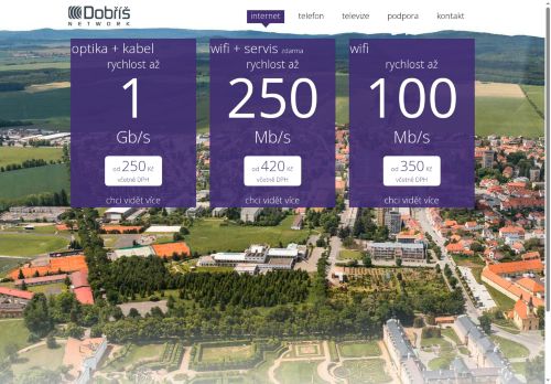 Zobrazit webové stránky Dobříš Network