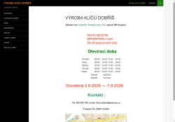 Zobrazit webové stránky Výroba klíčů Dobříš