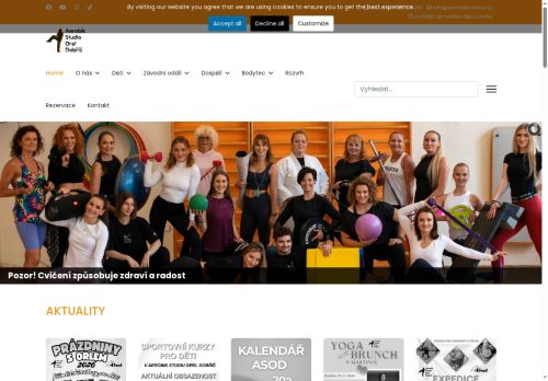 Zobrazit webové stránky Aerobik studio Orel Dobříš