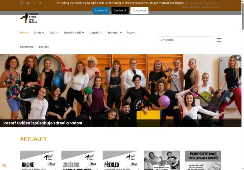 Zobrazit webové stránky Aerobik studio Orel Dobříš