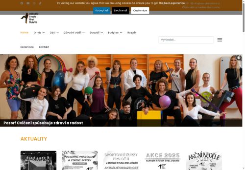Zobrazit webové stránky Aerobik studio Orel Dobříš