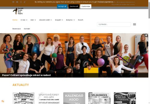Zobrazit webové stránky Aerobik studio Orel Dobříš