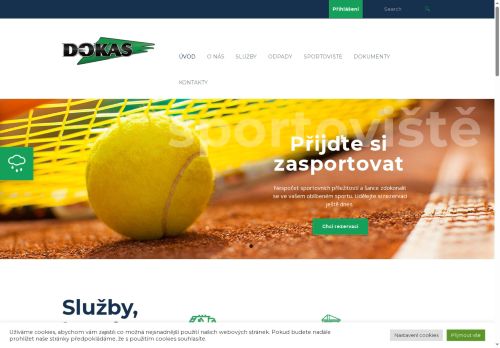 Zobrazit webové stránky Městské služby Dokas
