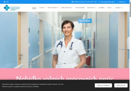 Zobrazit webové stránky Masarykovo sanatorium Dobříš