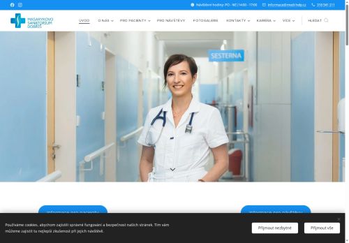 Zobrazit webové stránky Masarykovo sanatorium Dobříš