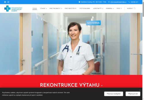 Zobrazit webové stránky Masarykovo sanatorium Dobříš