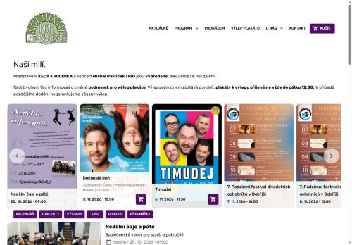 Zobrazit webové stránky Kulturní dům Dobříš
