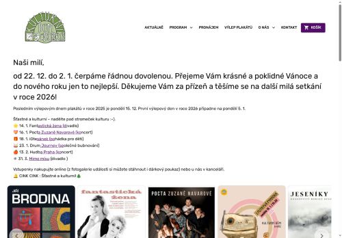 Zobrazit webové stránky Kulturní dům Dobříš