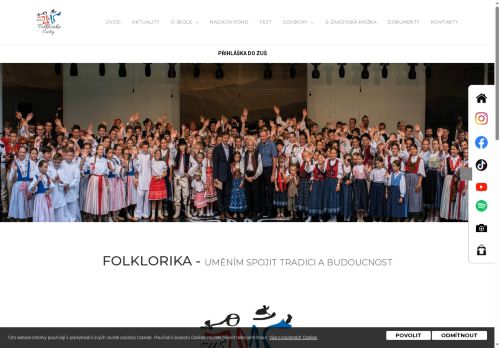 Zobrazit webové stránky Základní umělecká škola Folklorika Čechy, s.r.o.