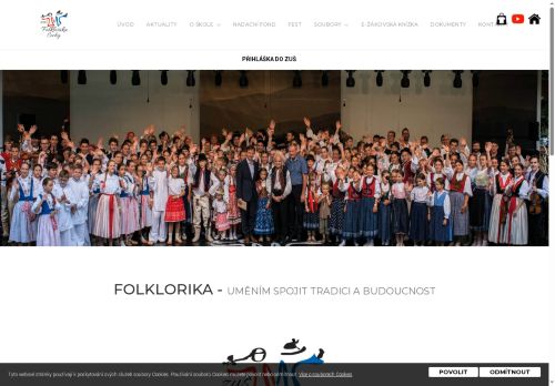 Zobrazit webové stránky Základní umělecká škola Folklorika Čechy, s.r.o.