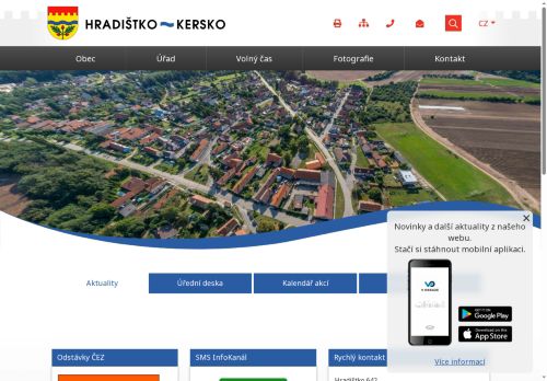Zobrazit webové stránky Obecní úřad Hradištko