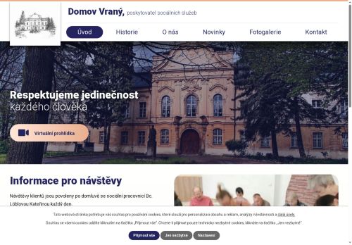 Domov Vraný, poskytovatel sociálních služeb nabízí práci na pozici Praktická sestra/bratr v obci Vraný