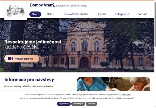 Domov Vraný, poskytovatel sociálních služeb nabízí práci na pozici Provozář/ka v obci Vraný