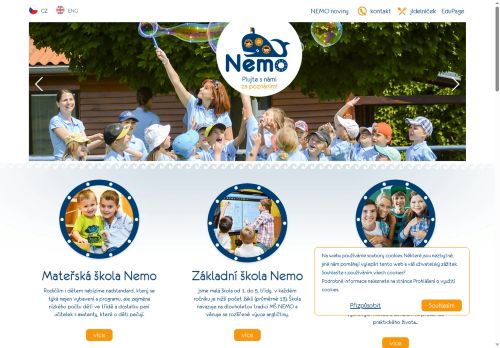 Zobrazit webové stránky Mateřská a základní škola NEMO