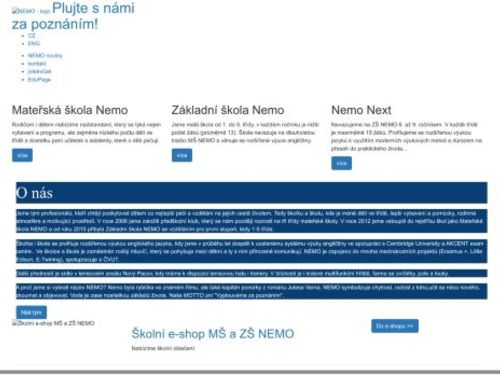 Mateřská a základní škola NEMO