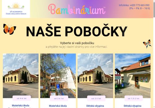 Zobrazit webové stránky Mateřská škola Bambinárium