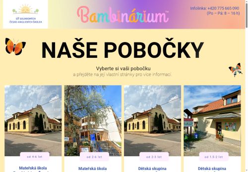 Zobrazit webové stránky Mateřská škola Bambinárium