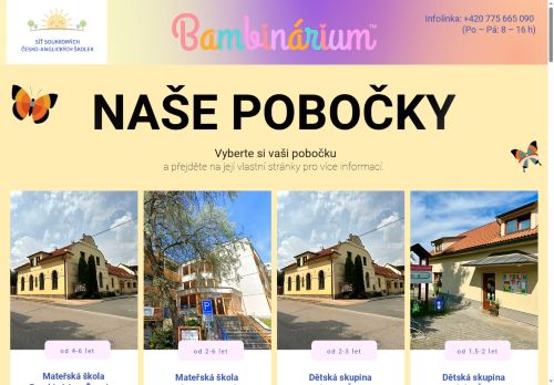Zobrazit webové stránky Mateřská škola Bambinárium