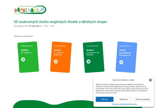 Zobrazit webové stránky Mateřská škola Bambinárium