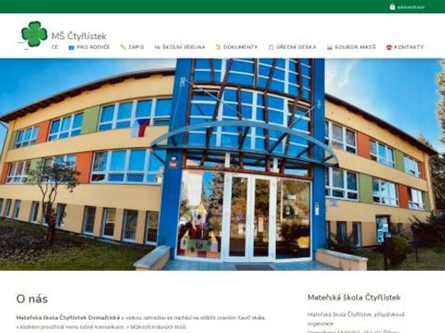 Mateřská škola Čtyřlístek Říčany, příspěvková organizace